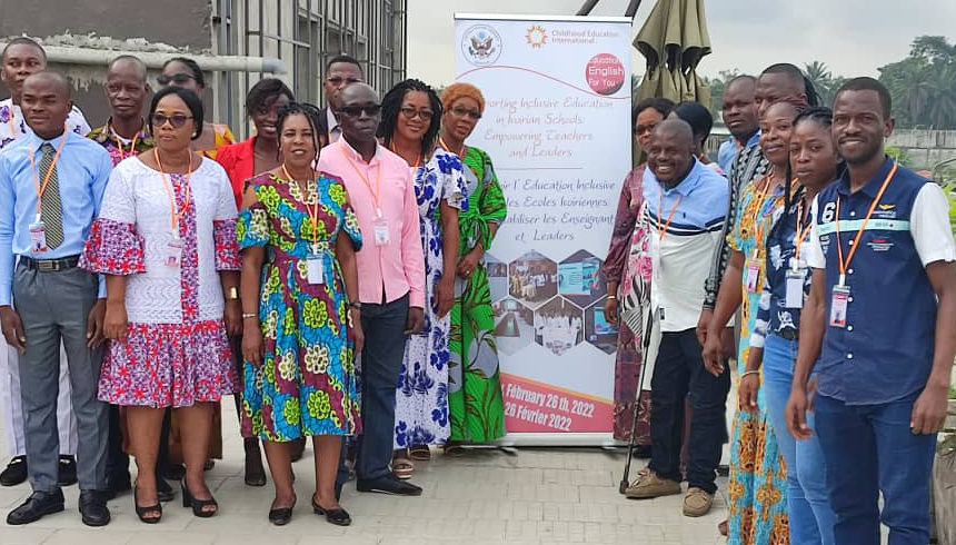 Group of people at a training on inclusive education