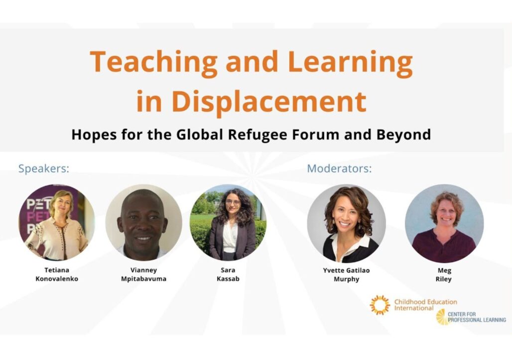 "Teaching and Learning in Displacement: Hopes for the Global Refugee Forum and Beyond"